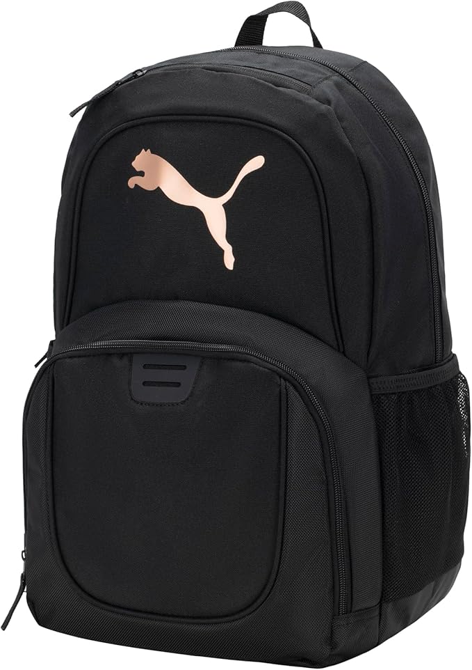 PUMA Classic Core Backpack, Black/Pink, OS
