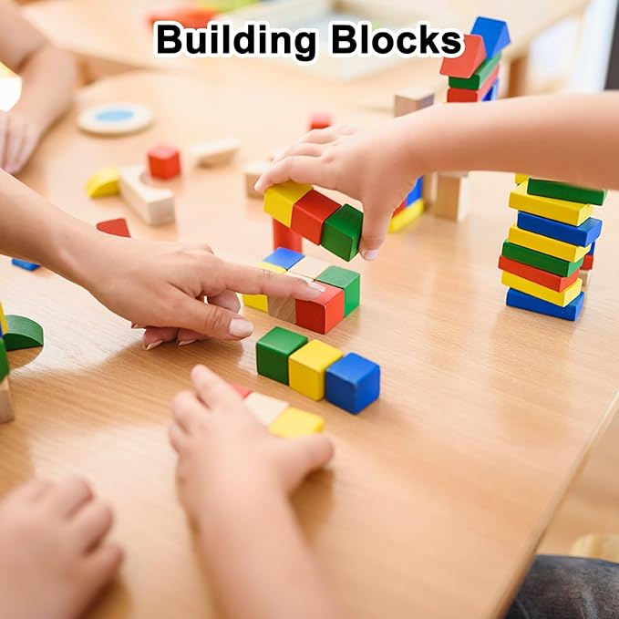 50-Pack DIY Wooden Cube, 0.6 Inch(1.5 Cm) Colored Natural Wood Blocks for Crafts Making Puzzle Games/Wedding/Home Decor/Dice/Building, Square Blank Block [Yellow]