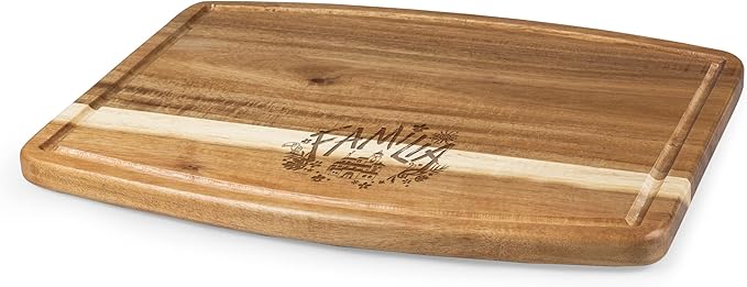 PICNIC TIME Disney Encanto Familia Ovale Acacia Cutting Board, Serving Tray, (Acacia Wood)