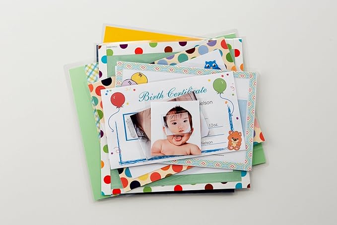 Scotch Self-Sealing Laminating Pouches, 2 in x 3.5 in Business Card Size, Great for Gift Tags, 25-Pack (Pack of 12)