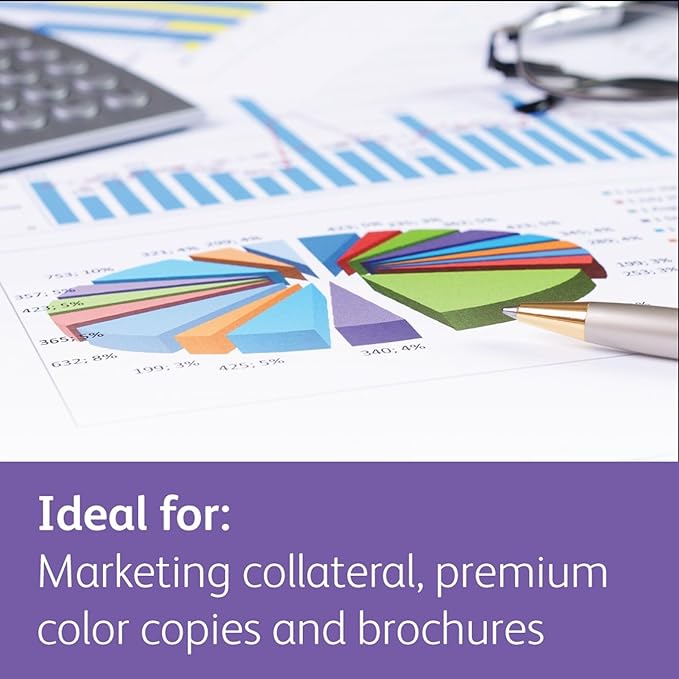 Xerox Digital Color Xpressions Elite Paper, 28 lb. 8.5 x 11 Inches, Blue/White, 500 Sheets (3R11760)