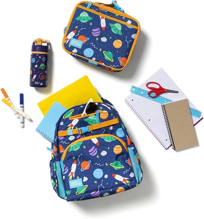 Simple Modern Medium Marvel Toddler Backpack for School Girls and Boys | Kindergarten Elementary Kids Backpack | Fletcher Collection | Kids - 15" tall | Avengers Assemble