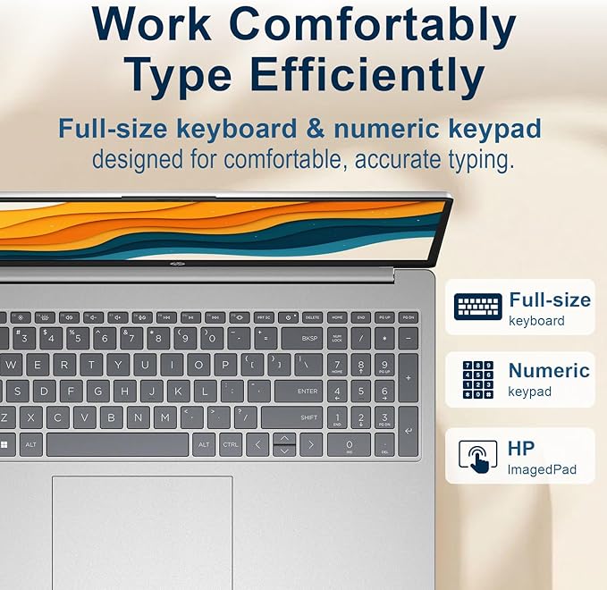 HP 15.6" FHD 1080p IPS Display Laptop | Intel i7-1255U 10-Core Processor | 64GB DDR4 RAM | 1TB PCIe SSD | Win 11 | WiFi 6 | 720P Camera with Privacy Camera Shutter | Thin Notebook for Work & Study