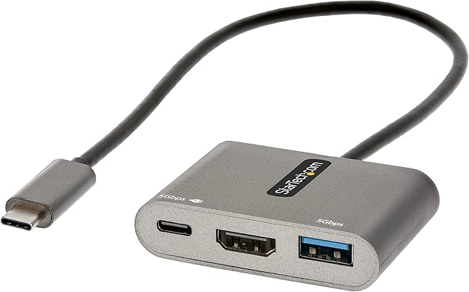 StarTech USB C Multiport Adapter for USB-C Enabled Devices (CDP2HDUACP2)