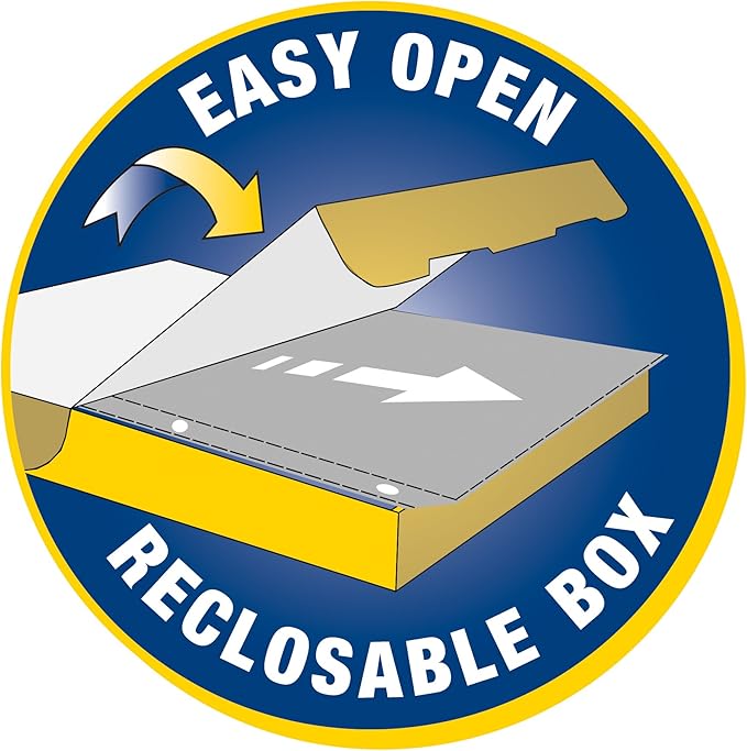 C-Line Self-Adhesive Page Reinforcing Strips, 10-3/4" x 1", Box of 200 (64112)