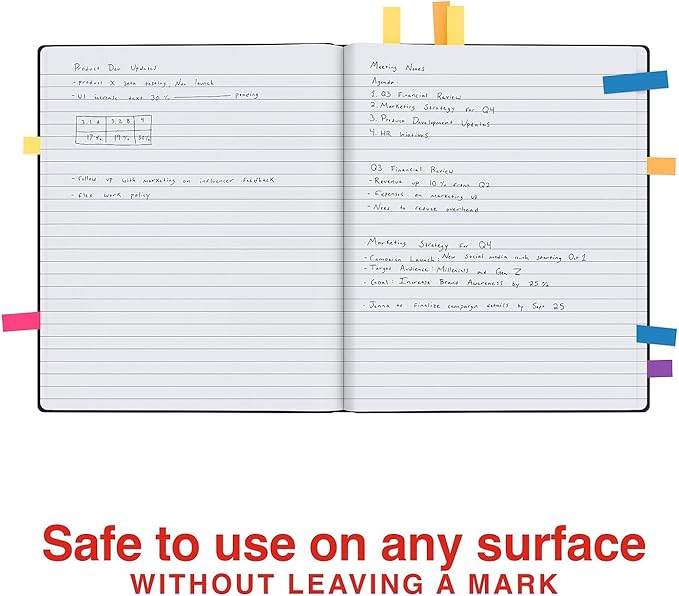 Staples Page Flags, 0.5", Assorted Colors, 500 Flags – Sticky Index Tabs for Marking, Highlighting & Organization