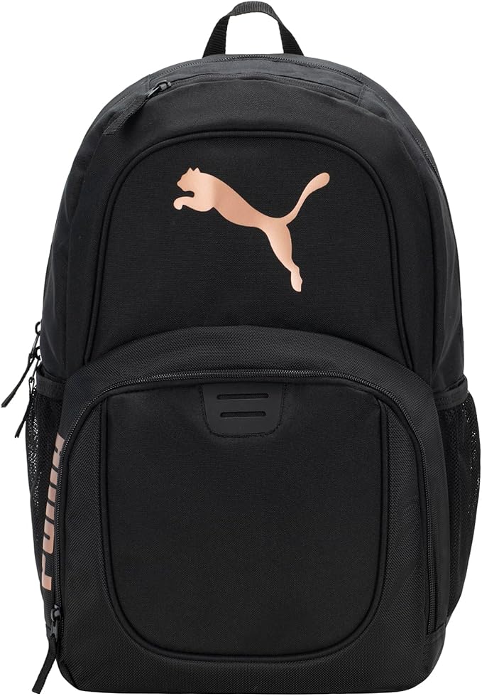 PUMA Classic Core Backpack, Black/Pink, OS