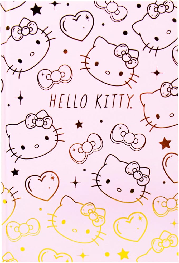 Hello Kitty Pink Gold Foil Journal