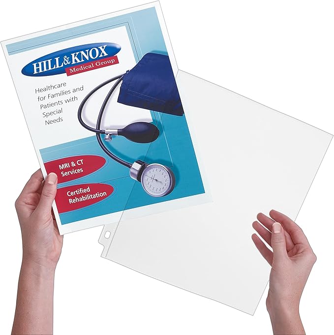 Avery Diamond Clear Secure Side-Load Sheet Protectors, Heavyweight, 25 Page Protectors (76001)