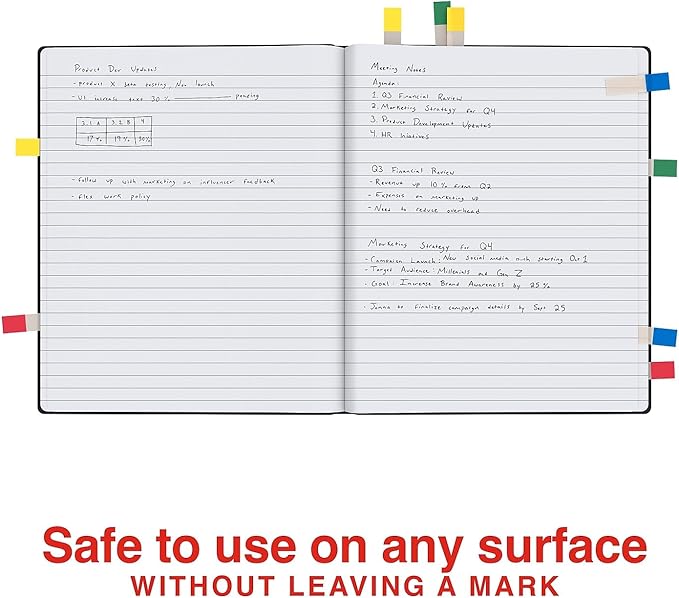 Staples Index Tabs, 2", Assorted Colors, 24 Tabs – Extra‑Wide Tabs for Filing, Binders & Document Organization