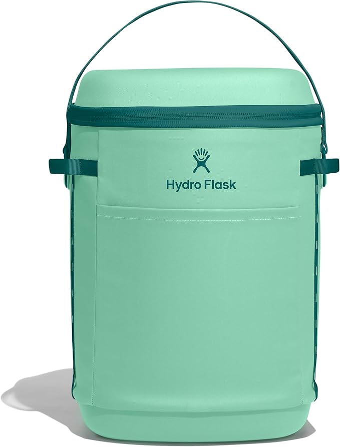 Hydro Flask Carryout Cooler Backpack - Insulated Portable Soft Cooler - 20 L Capacity in Mermaid Green