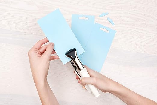 We R Memory Keepers Euro Hook Paper Punch, 1.5 Inch Reach, Use with Paper, Clipboard, Fabric, Thin Tin, Leather, & Plastic, Scrapbooking, Card Making