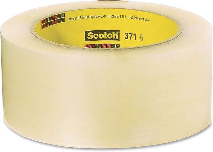 2" x 110 yds. Clear Scotch Box Sealing Tape 371