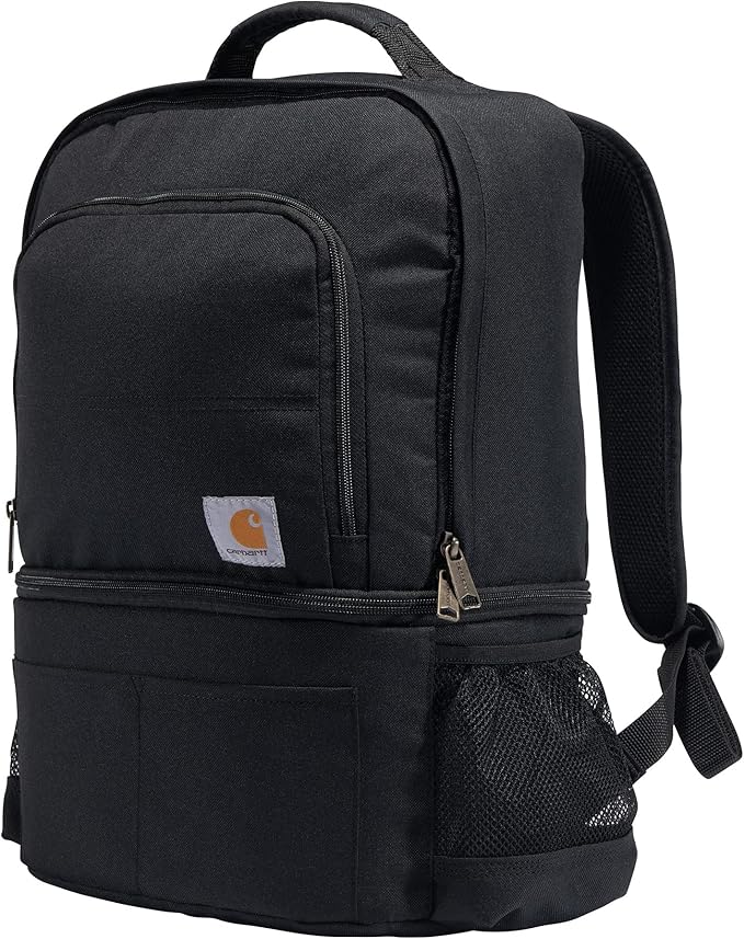 Mens Insulated 24 Can Two Compartment Cooler Backpack Backpack With FullyInsulated Cooler Base