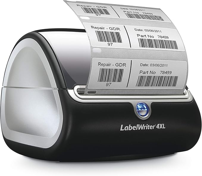 Dymo LabelWriter 4XL Label Printer, Prints up to 10cm Wide Labels, USB Connected