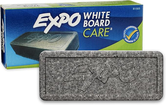 EXPO Dry Erase Soft Pile Block Whiteboard Eraser, 5-1/8 in. x 1-1/2 in. - Whiteboard, Calendar, Organization, Essential Supplies for Office, School, Classroom, Teachers