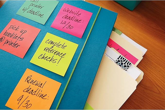 Post-it Notes, 3 in x 3 in., 18 Sticky Notes Pads, 100 Sheets per Pad, Poptimistic Collection, School Supplies and Oﬃce Products, The Original Post-it Note