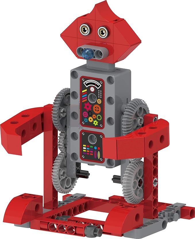 Thames & Kosmos Kids First Robot Factory: Wacky, Misfit, Rogue Robots STEM Experiment Kit | Hands-on Model Building for Young Engineers | Build 8 Motorized Robots | Play & Learn with Storybook Manual