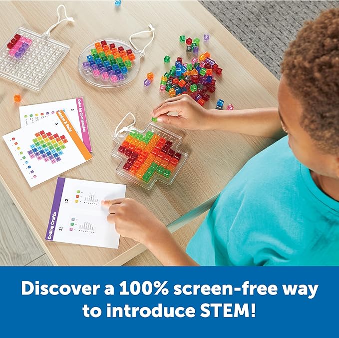 Learning Resources STEM Explorers Suncatchers - 433 Pieces, Ages 5+, Science for Kids, Building Toys, STEM Projects, Classroom Must Haves