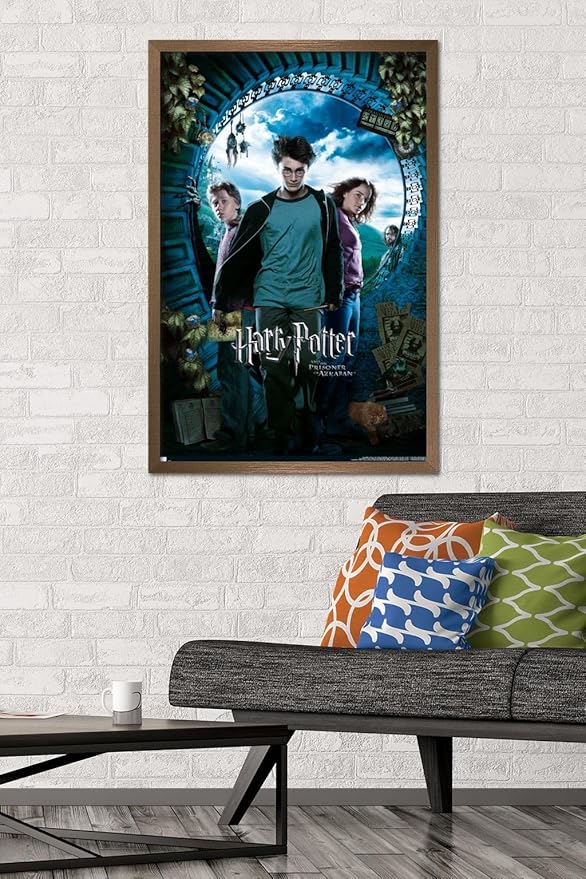 Trends International Harry Potter and the Prisoner of Azkaban - Sky One Sheet Wall Poster, 22.37" x 34.00", Bronze Framed Version