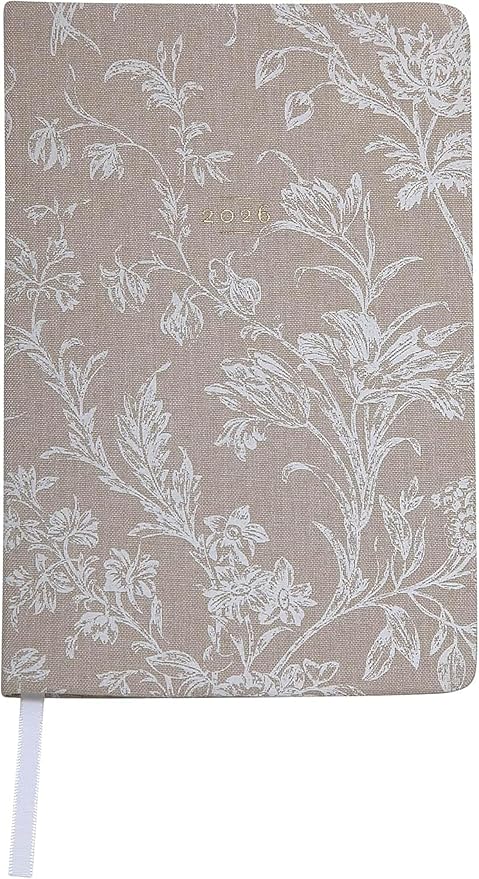Laura Ashley 2026 Planner - Weekly and Monthly Planner - 8x10 and 6x8 Planning Notebook and Calendar Agenda, Size 6X8, Grey/Dove