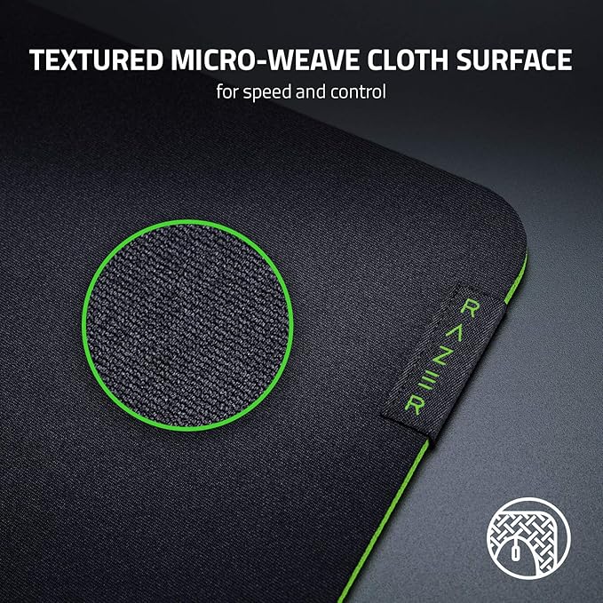 Razer Gigantus v2 Cloth Gaming Mouse Pad (3XL): Thick, High-Density Foam - Non-Slip Base - Classic Black