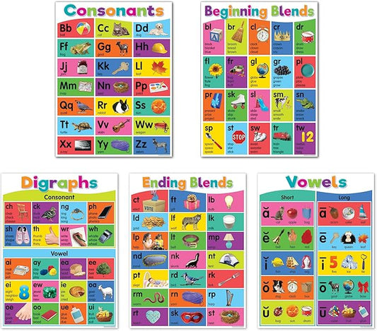 Teacher Created Resources Colorful Phonics Bulletin Board (TCR6591)