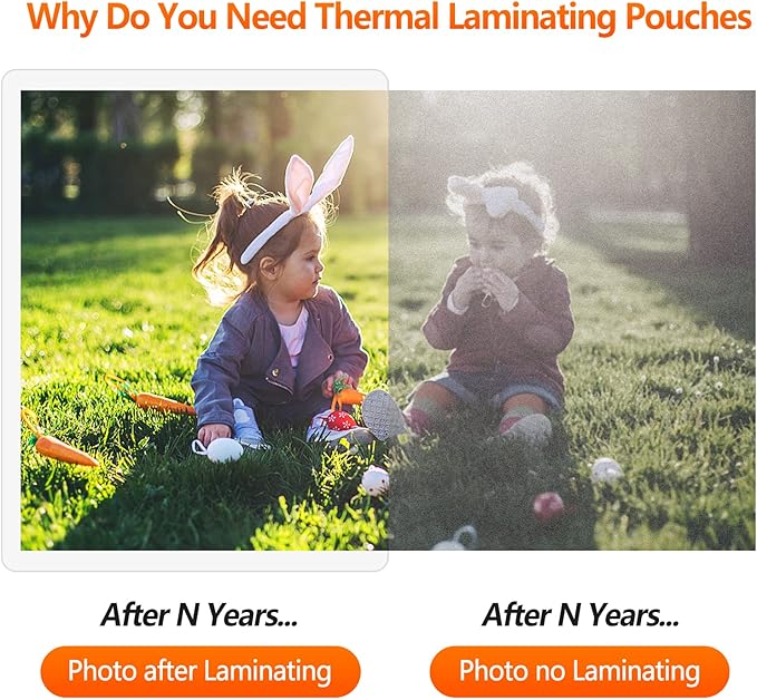 SJPACK Thermal Laminating Pouches, 9 x 11.5 Inches Laminating Sheets, 3 mil Thick Laminate Sheets, 6000 Pack,Clear