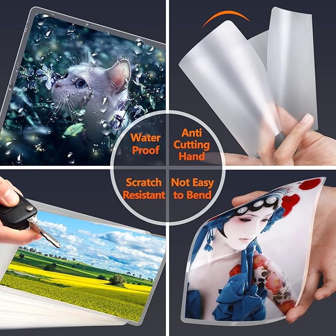 SJPACK Thermal Laminating Pouches, 9 x 11.5 Inches Laminating Sheets, 3 mil Thick Laminate Sheets, 6000 Pack,Clear