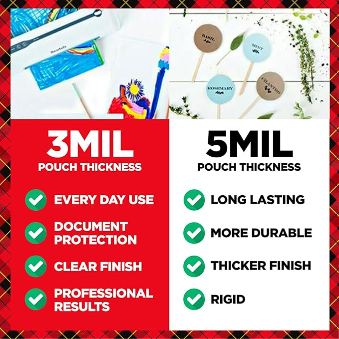 Scotch Thermal Laminating Pouches, 100 Count, Clear, 5 mil., Laminate Business Cards, Banners and Essays, Ideal Office or School Supplies, ID Card Sized (2.4 in. × 4.2 in.) Paper