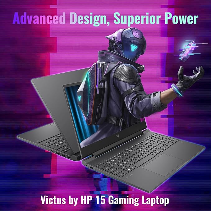 HP Victus 15 Intel i5-13420H (Beats Intel i7-12650H), NVIDIA RTX 4050 Gaming Laptop, 15.6 FHD 144Hz IPS, 16GB RAM, 1TB SSD, Wi-Fi 6, Backlit KB, Win11 Home, Bundle with PCO Notebook Folding Radiator