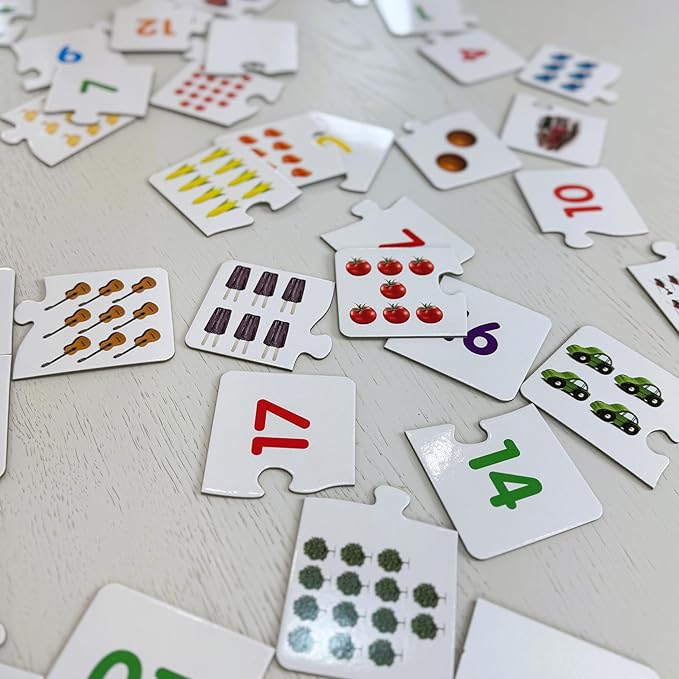 The Learning Journey: Match It! - Counting - 30 Piece Self-Correcting Number & Learn to Count Puzzle - Preschool Learning Toys - Award Winning Toys