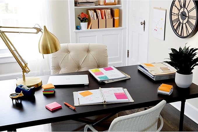 Post-it Notes, 3 in x 3 in., 18 Sticky Notes Pads, 100 Sheets per Pad, Poptimistic Collection, School Supplies and Oﬃce Products, The Original Post-it Note