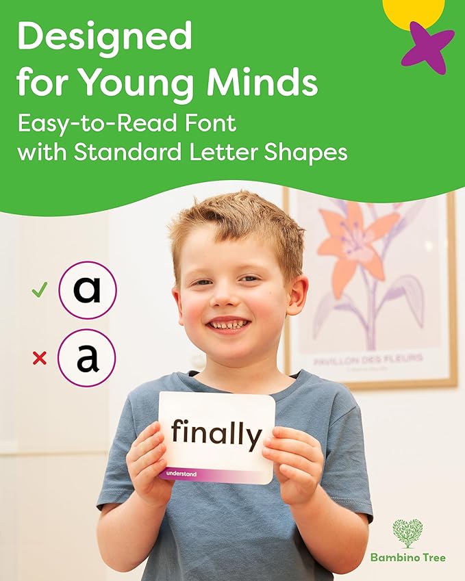 Sight Words Flash Cards 2nd Grade - 120 High Frequency Words from Dolch's and Fry's Lists for 7-8 Years