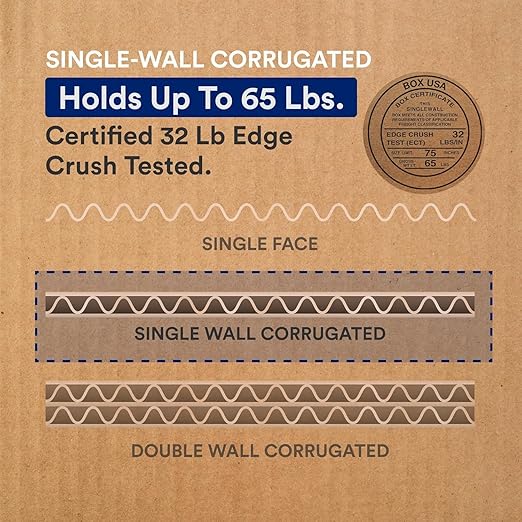BOX USA Moving Boxes Medium 18"L x 14"W x 12"H 20-Pack & Heavy Duty 2in x 25yd Clear Packaging Tape with Dispensers 2-Pack & Newsprint Packing Paper 80-Sheets