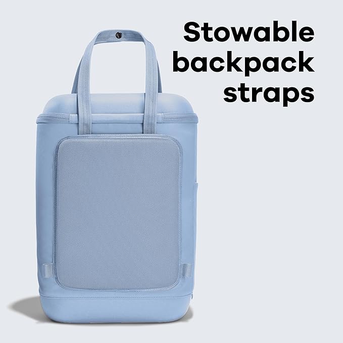 Hydro Flask Cooler Backpack - Insulated Portable Soft Cooler - 20 L Capacity in Cascade and Surf Blue