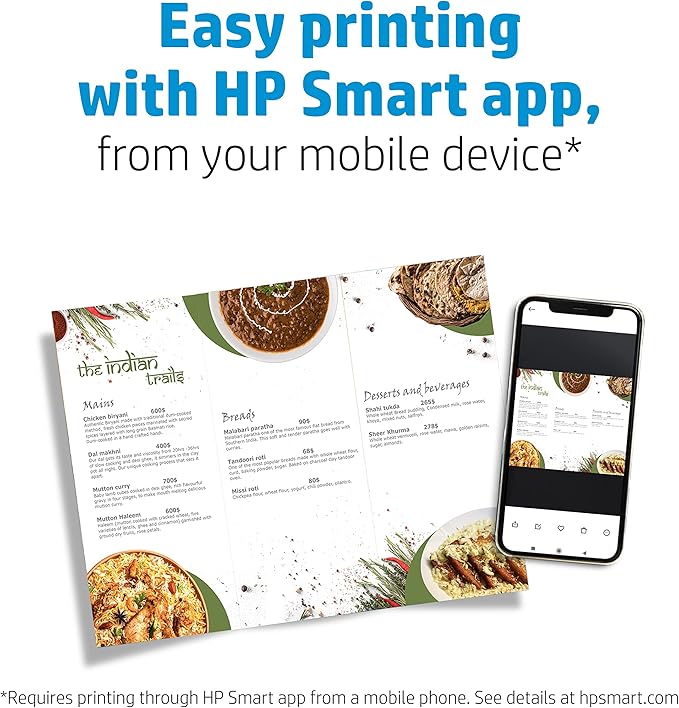 HP Professional Tri-fold Business Paper, Glossy, 8.5x11 in, 48 lb, 150 sheets, works with inkjet, PageWide, laser printers (4WN12A)