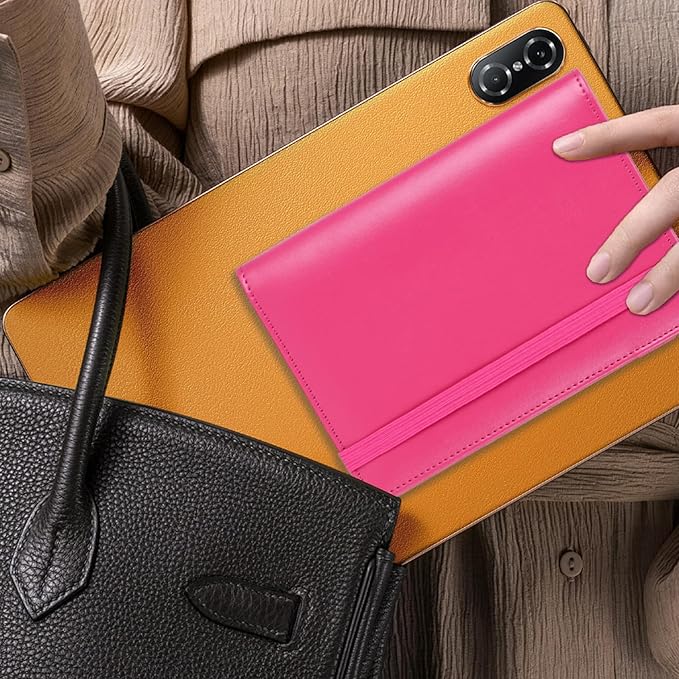 NICOOTHBudget Binder Cash Envelopes A6 Money Saving Binder with Zipper envelopes (A6 Rose red)