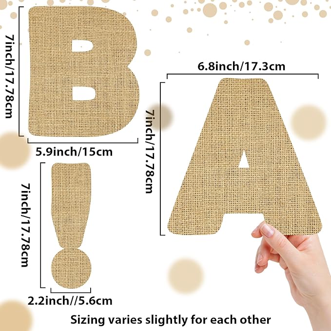 Qyeahkj 150 PCS Large 6" Font Bulletin Board Letters and Punctuation Cutouts Combo Set Burlap Border Letters Decoration Classroom Alphabet Poster for Bulletin Board Display Home School Wall Decor