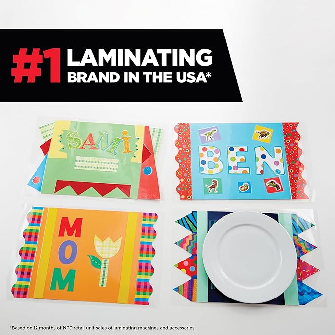 Scotch Self-Sealing Laminating Pouches, 4 x 6 Inches, 10 Pouches (2 Packs of 5) – Gloss Finish, Photo Safe, No Machine Needed (Cold Laminating Sheets)
