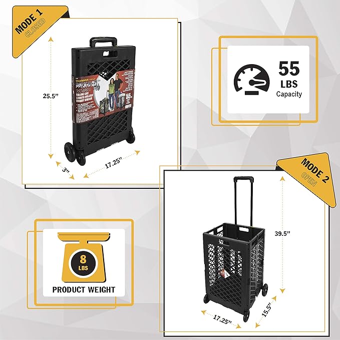 Olympia Tools 85-404 Pack-N-Roll Mesh Portable Tools Carrier 55 Lb. Load Capacity, Black
