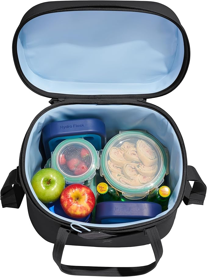 Hydro Flask Cooler Bag - Insulated Portable Soft Cooler - 20 L Capacity in Black