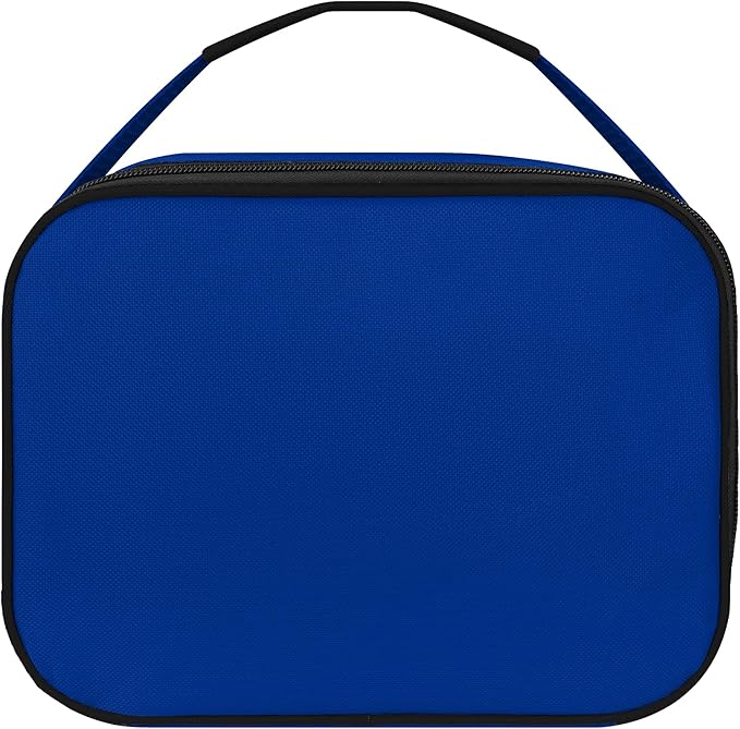FOCO NBA Unisex-Adult Officially Licensed Wordmark Team Color Big Logo Basketball Zip Closure 7L Lunch Bag - New York Knicks