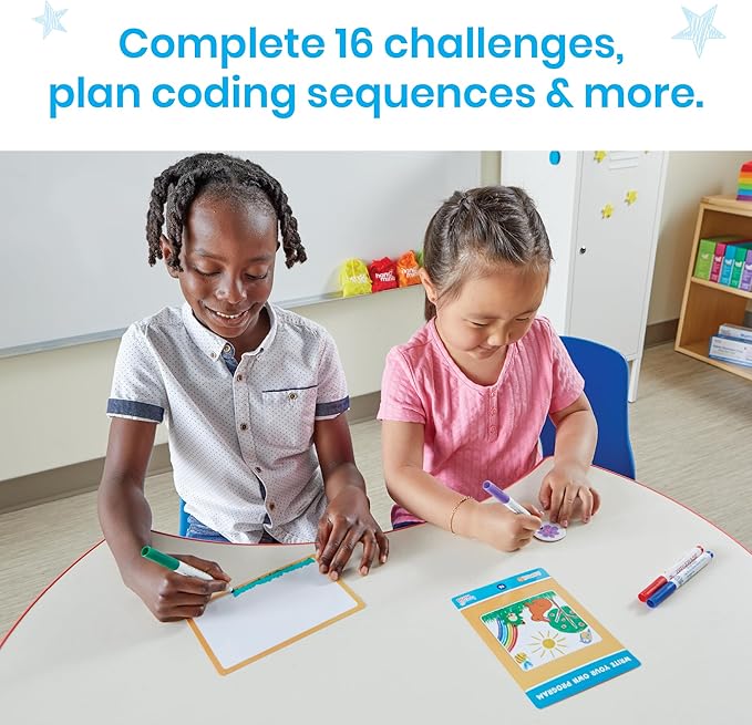hand2mind ScratchJr Block-Based Coding Student Activity Set, Learn to Code, Computer Science and Programming for Kids, STEM Activities, STEM Classroom, Coding for Kids, Science Teacher Supplies