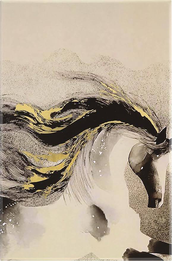 Moleskine Limited Edition Year of the Horse 2026 Calligraphy Notebook in Gift box, Hard Cover, Large (5" x 8.25") Ruled/Lined, Light Grey, 176 pages
