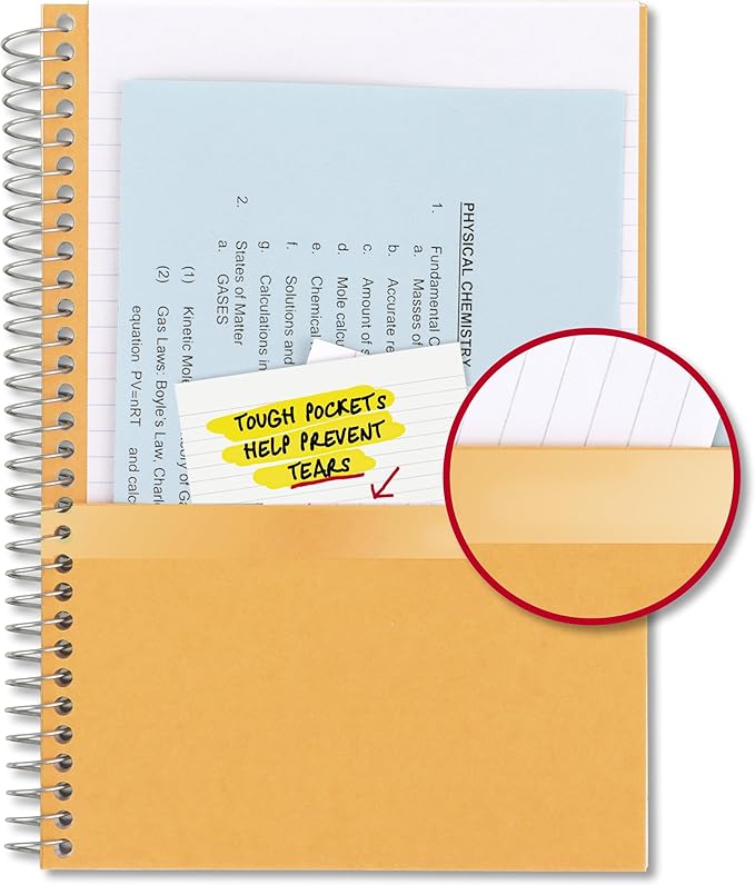 Five Star Spiral Notebook, 2 Subject, College Ruled Paper, 6" x 9-1/2", 80 Sheets, Fights Ink Bleed, Water Resistant Cover, Black (840029AA2-ECM)