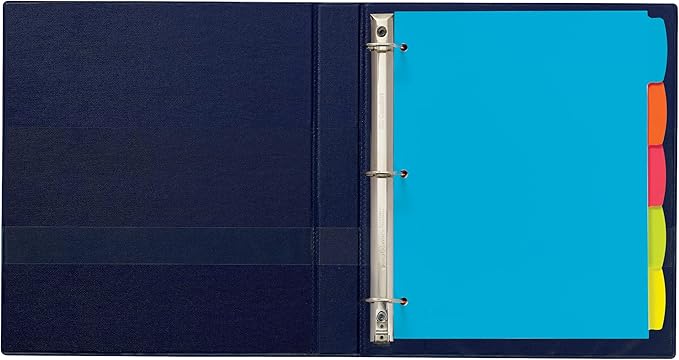 Avery Big Tab Write & Erase Durable Plastic Dividers, 5-Tab Set, Multicolor Brights, 3 Sets (21212)
