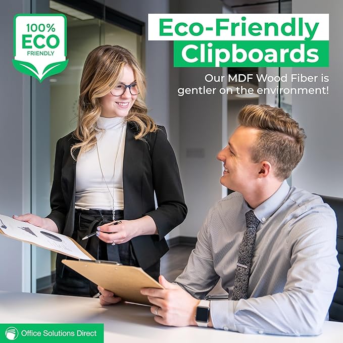 Clipboards (Set of 30) Hardboard Clipboard Low Profile Clip A4 Letter Size Classroom Supplies