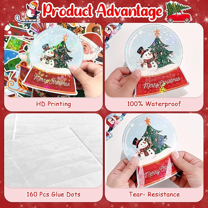 Merry Chritmas Bulletin Board Decoration Set - 83 Pcs Christmas Cutouts for Bulletin Board Decor with Border Xmas Holiday Wall Decals for Kids Teacher Classroom School Party Decoration Supplies
