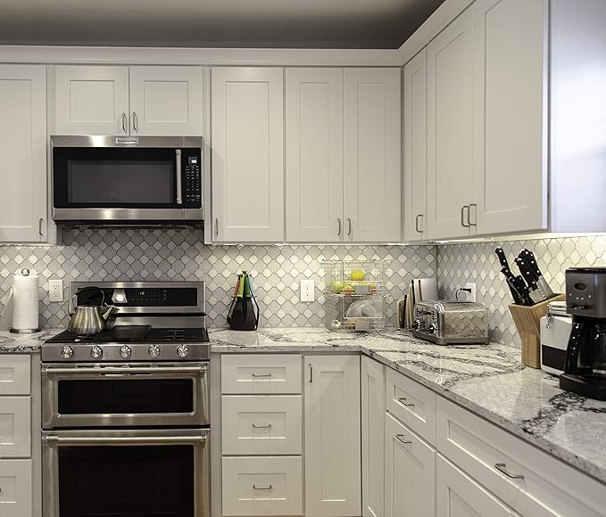 Design House Brookings Shaker Unassembled Wall Kitchen Cabinet W2436, 24 W x 12 D x 36 H, Painted White with Sherwin Williams®, Solid Wood – Design House, 543132